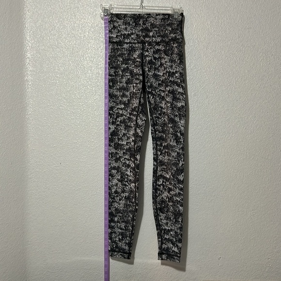 Lululemon leggings. Grey/black, size 4. Used, but good condition. - Picture 6 of 7